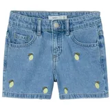 name it - Jeans-Shorts NKFBELLA 3674-BE Citrus in light blue denim, Gr.116,