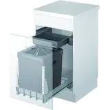 Müllex Euro-Boxx40-R, Abfalleimer, Schwarz