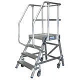 Krause PodestLeiter fahrbar 4 Stufen 820143
