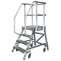 Krause PodestLeiter fahrbar 4 Stufen 820143