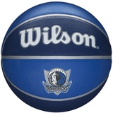 Wilson NBA TEAM TRIBUTE, DALLAS MAVERICKS, Outdoor, Gummi, Größe: 7