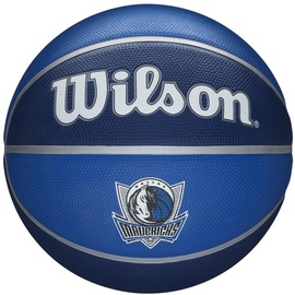 Wilson Basketball NBA TEAM TRIBUTE, DALLAS MAVERICKS, Outdoor, Gummi, Größe: 7