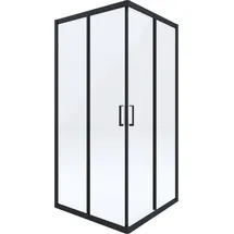 Deante Funkia Duschkabine 80 x 80 cm schwarz/transparent