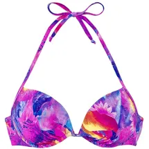 VENICE BEACH Bikini-Top Damen Lila/Mehrfarbig 34 Cup A