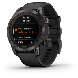 Garmin fenix 7 Pro Sapphire Solar schwarz/carbongrau