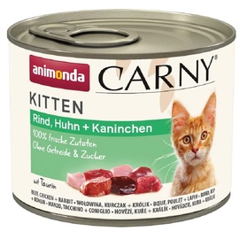 Animonda Carny Kitten Rind, Huhn & Kaninchen 12 x 200 g