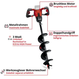 Einhell Power X-Change Akku-Erdbohrer GP-EA 18/150 Li BL-Solo