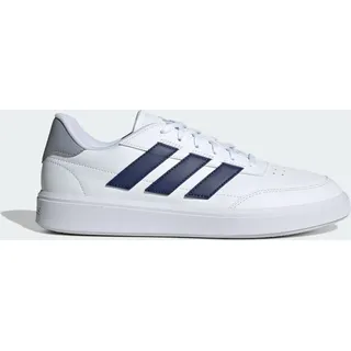 Adidas Courtblock Cloud White / Dark Blue / Halo Silver 44