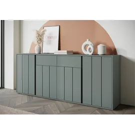 Home Affaire Sideboard 203,2 x 81,9 x 40 cm grün