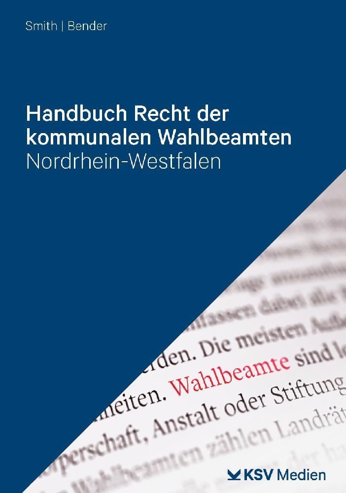 Handbuch Recht Der Kommunalen Wahlbeamten  Kartoniert (TB)