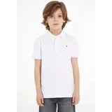 Tommy Hilfiger Kurzarm-poloshirt Bright White 3 Jahre