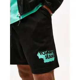 Tommy Hilfiger Tommy Jeans TJM RLX STACK LOGO SWEATSHRT EXT Dm0dm21803 Sweatshorts Black (Black), XXL EU