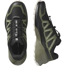 Salomon Speedcross Peak Herren Black/Black Forest/Rainy Day 46