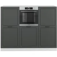 Vicco Küchenzeile R-Line 180 cm Anthrazit/Weiß