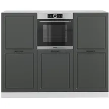 Vicco Küchenzeile R-Line 180 cm Anthrazit/Weiß