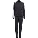 adidas Damen Sportanzug Essentials 3Streifen Trainingsanzug in schwarz