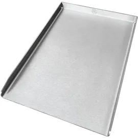babossa Plancha 30 x 45 cm Edelstahl Silber/Weiß