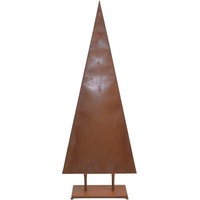 HOFMANN LIVING AND MORE Dekobaum »Weihnachtsbaum«, braun Material Metall, mit rostiger Oberfläche