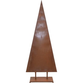 HOFMANN LIVING AND MORE Dekobaum »Weihnachtsbaum«, braun Material Metall, mit rostiger Oberfläche