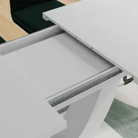 Vicco Fenaro 120 x 77,4 x 80 cm ausziehbar weiß