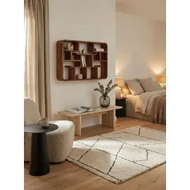 KADIMA DESIGN Wandregal 80 x 12 x 55 cm Braun