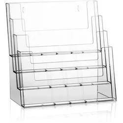 Tisch-Prospekthalter 4x DIN A4 quer, 4C330