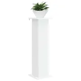 Blumenständer 2er Set - Pflanzenständer Holz - 30,5x30x100,5 cm - Blumenregal für Blumentöpfe - Weiß