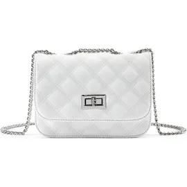LASCANA Minibag Umhängetasche Kunstleder White/Pink