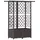 vidaXL Hochbeet mit Rankgitter und Dach 124,5 x 40 x 138 cm Braun