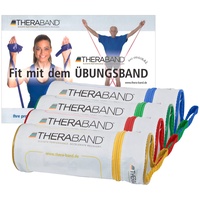 Thera-Band Thera Bänder-Set inkl. Taschen, Original Thera Band Übungsband,