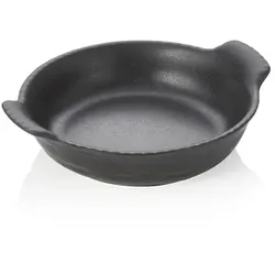 Backform, Ø 20 cm, schwarz, Porzellan