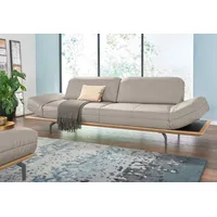 creation by rolf benz 3-Sitzer "CR.420, Designsofa, Loungesofa", beige (graubeige, natur), B:232cm H:117cm T:129cm, CREATION BY ROLF BENZ, Sofas, in 2 Qualitäten, Holzrahmen in Eiche Natur oder Nußbaum, Breite 232 cm
