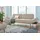 creation by rolf benz 3-Sitzer "CR.420, Designsofa, Loungesofa", beige (graubeige, natur), B:232cm H:117cm T:129cm, CREATION BY ROLF BENZ, Sofas, in 2 Qualitäten, Holzrahmen in Eiche Natur oder Nußbaum, Breite 232 cm
