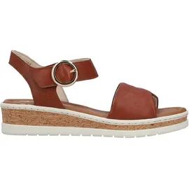 Rieker Keilsandalette Damen Cognac 38