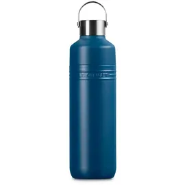 Le Creuset Trinkflasche blau 1 l