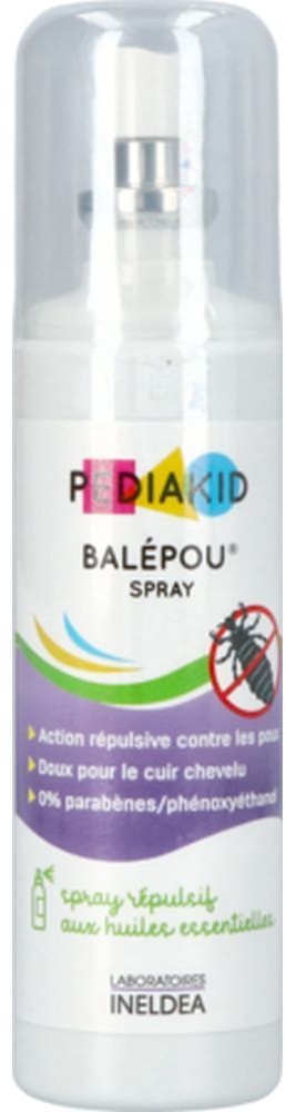 Pediakid Balépou Spray, Spray répulsif antipoux, spray 100 ml 100 ml spray