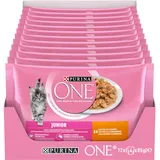 PURINA ONE Single Serve – Junior – Huhn – 12 x 4 (48 x 85 g)