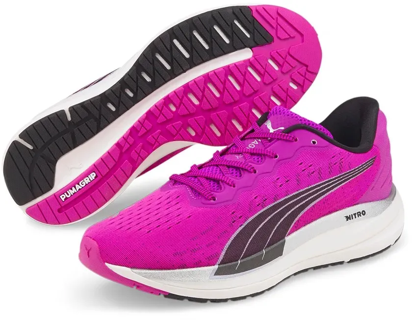 Puma Magnify Nitro 2022 violett Dämpfungs-Laufschuhe Damen