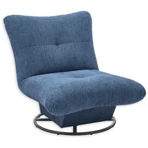 ed exciting design Drehsessel Maranello Polyester 96 x 75 x 93 cm Blau drehbar