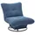 ed exciting design Drehsessel Maranello Polyester 96 x 75 x 93 cm Blau drehbar