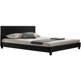 [corium] Polsterbett 180 x 200 cm Schwarz
