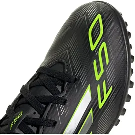 adidas F50 Club TF Kinder Core Black/Iron Met./Lucid Lemon 36