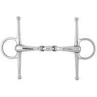 Waldhausen Knebeltrense doppelt gebrochen massiv, 16mm grau 125 MM