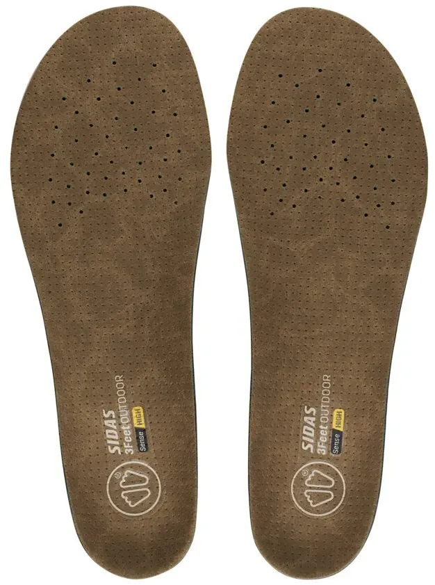 Sidas 3Feet Outdoor Sense High Wander-Einlegesohlen - L - braun