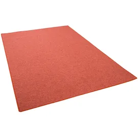 Snapstyle Feinschlingen Velour Teppich, Strong Terrakotta 80x160cm