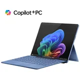 Microsoft Surface Pro, Copilot+ PC, 11. Edition, mit 13 Zoll Display, Qualcomm Snapdragon X Plus, 16 GB RAM, 512 SSD, AdrenoTM Onboard Graphics, Saphirblau, Windows 11 Home (64 Bit)