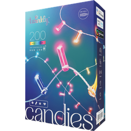 Twinkly Candies Candles LED Lichterkette klar 200x RGB (TWKC200RGB-T)