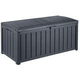 Keter Gartenbox Glenwood  (L x B x H: 128 x 65 x 61 cm, Kunststoff, Anthrazit)