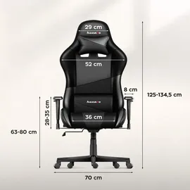 huzaro Force 6.2 Gaming-Stuhl Schwarz