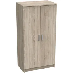 Schuhschrank DEMEYERE GROUP "SHOES Schuhschrank 2 türig", braun (sonoma eiche), B:54,6cm H:108,4cm T:35,3cm, Spanplatte, Schränke, viel Stauraum für alle Arten von Schuhen